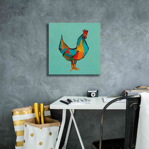 Image of 'The Strutter' by Phyllis Adams, Canvas Wall Art,18 x 18