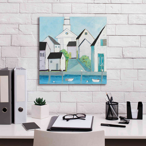 Image of 'Harbor Town III No Sign Light' by Phyllis Adams, Canvas Wall Art,18 x 18
