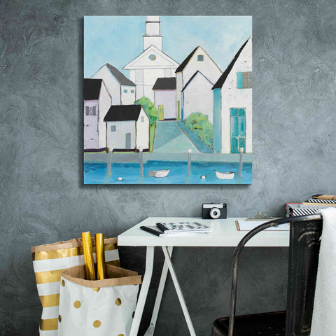 Image of 'Harbor Town III No Sign Light' by Phyllis Adams, Canvas Wall Art,26 x 26