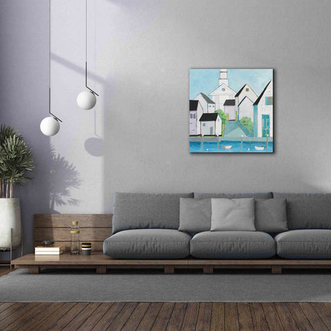 Image of 'Harbor Town III No Sign Light' by Phyllis Adams, Canvas Wall Art,37 x 37