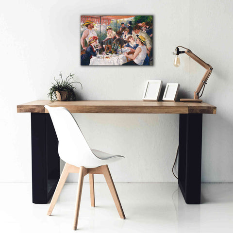 Image of 'Luncheon of the Boating Party' by Pierre-Auguste Renoir, Canvas Wall Art,26 x 18