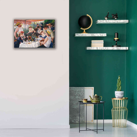 Image of 'Luncheon of the Boating Party' by Pierre-Auguste Renoir, Canvas Wall Art,26 x 18