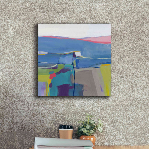 Image of 'Hill Side Bright' by Jo Maye, Canvas Wall Art,18 x 18