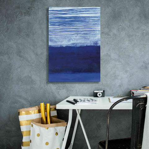 Image of 'Blue Haze' by Jo Maye, Canvas Wall Art,18 x 26