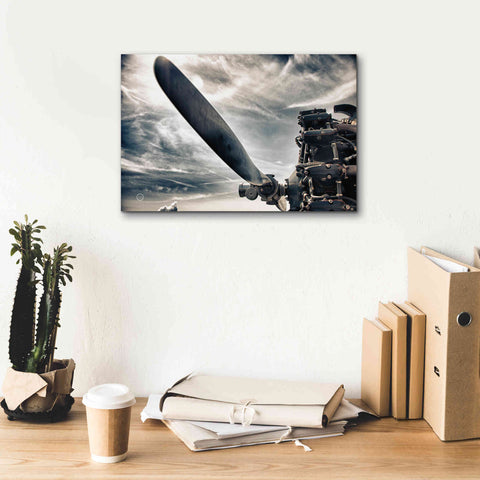 Image of 'Aero Maquina' by Nathan Larson, Canvas Wall Art,18 x 12