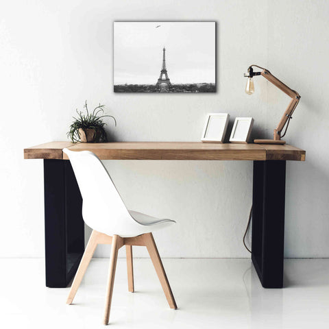 Image of 'A Birds View of Paris' by Nathan Larson, Canvas Wall Art,26 x 18