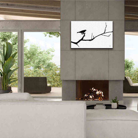 Image of 'Bird Silhouette' by Nathan Larson, Canvas Wall Art,40 x 26