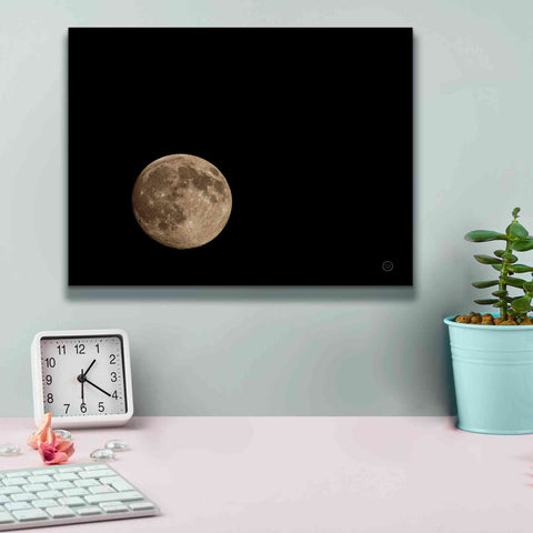 Image of 'Moon Detail II' by Nathan Larson, Canvas Wall Art,16 x 12