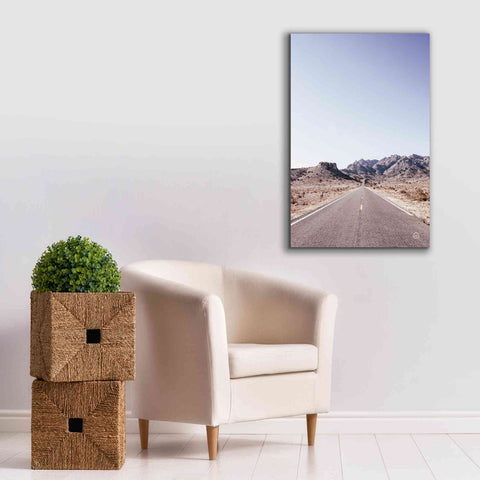 Image of 'Dusty Desert Dreams Road' by Nathan Larson, Canvas Wall Art,26 x 40