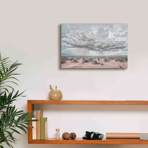 Image of 'New Mexico Rain' by Nathan Larson, Canvas Wall Art,18 x 12