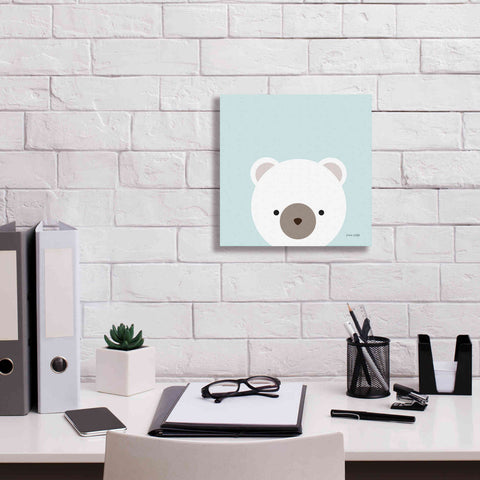 Image of 'Cuddly Bear' by Ann Kelle Designs, Canvas Wall Art,12 x 12