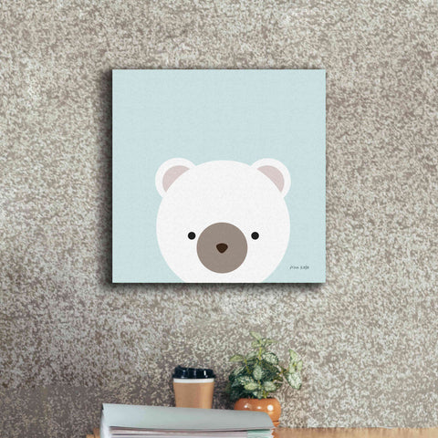 Image of 'Cuddly Bear' by Ann Kelle Designs, Canvas Wall Art,18 x 18