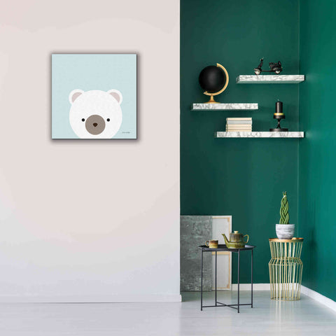 Image of 'Cuddly Bear' by Ann Kelle Designs, Canvas Wall Art,26 x 26