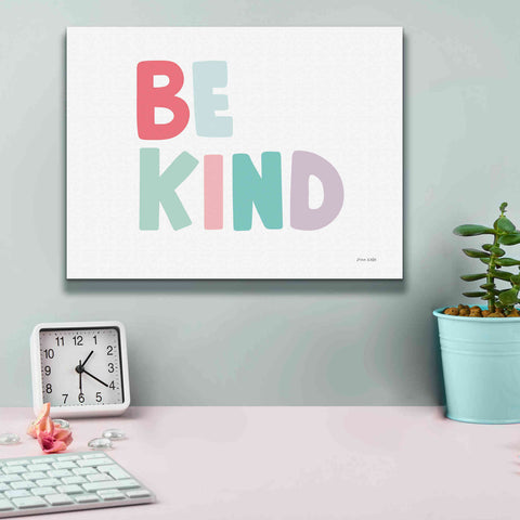Image of 'Be Kind' by Ann Kelle Designs, Canvas Wall Art,16 x 12
