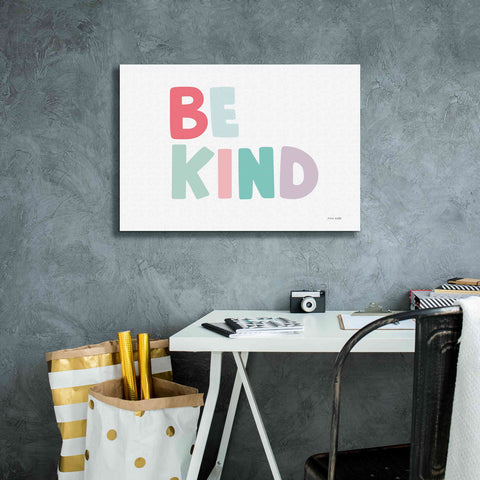 Image of 'Be Kind' by Ann Kelle Designs, Canvas Wall Art,26 x 18
