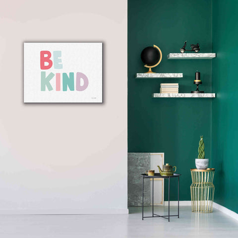 Image of 'Be Kind' by Ann Kelle Designs, Canvas Wall Art,34 x 26
