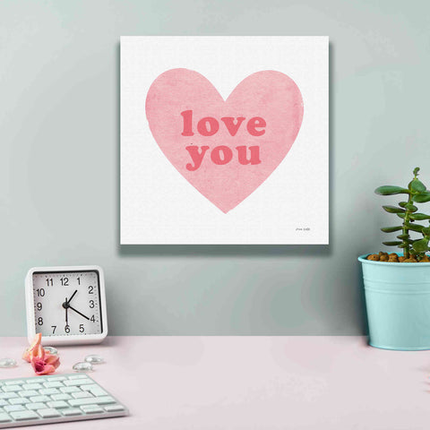 Image of 'Love Heart' by Ann Kelle Designs, Canvas Wall Art,12 x 12