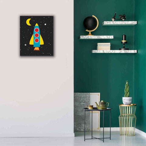Image of 'Blast Off' by Ann Kelle Designs, Canvas Wall Art,20 x 24