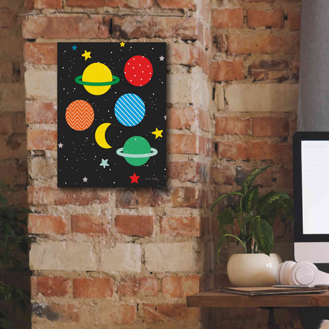 Image of 'Outer Space' by Ann Kelle Designs, Canvas Wall Art,12 x 16