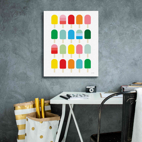 Image of 'Popcycle Fun' by Ann Kelle Designs, Canvas Wall Art,20 x 24