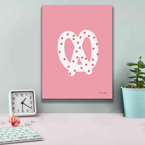 Image of 'Pretzel' by Ann Kelle Designs, Canvas Wall Art,12 x 16