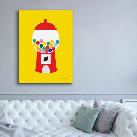 Image of 'Gumball Machine' by Ann Kelle Designs, Canvas Wall Art,40 x 54