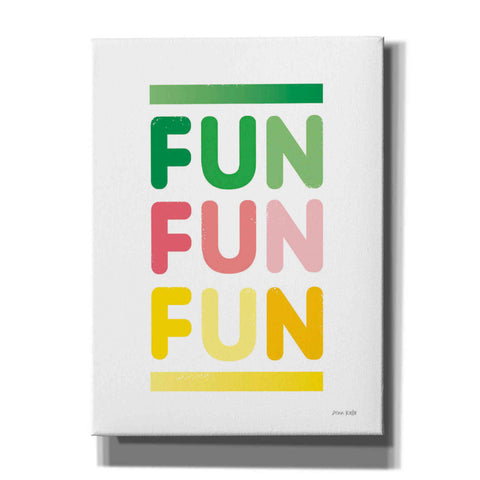 Image of 'Fun' by Ann Kelle Designs, Canvas Wall Art,12x16x1.1x0,20x24x1.1x0,26x30x1.74x0,40x54x1.74x0