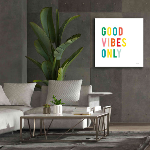 Image of 'Good Vibes Only' by Ann Kelle Designs, Canvas Wall Art,37 x 37