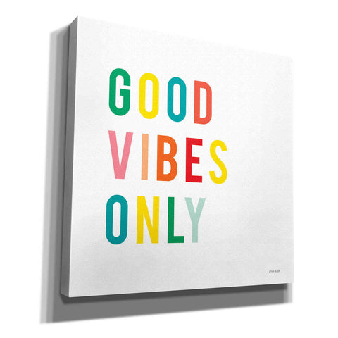 Image of 'Good Vibes Only' by Ann Kelle Designs, Canvas Wall Art,12x12x1.1x0,18x18x1.1x0,26x26x1.74x0,37x37x1.74x0