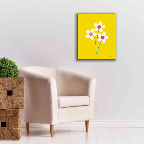 Image of 'Daisies II' by Ann Kelle Designs, Canvas Wall Art,20 x 24