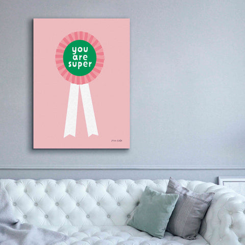 Image of 'Super Award' by Ann Kelle Designs, Canvas Wall Art,40 x 54