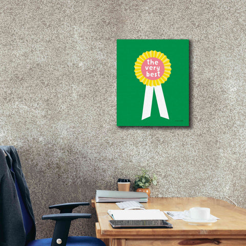 Image of 'Very Best Award' by Ann Kelle Designs, Canvas Wall Art,20 x 24