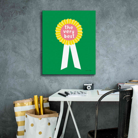 Image of 'Very Best Award' by Ann Kelle Designs, Canvas Wall Art,20 x 24