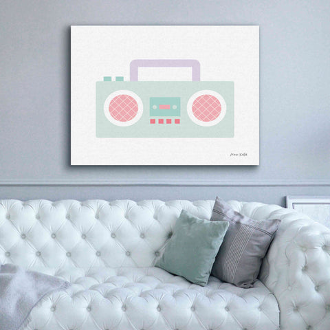 Image of 'Boombox' by Ann Kelle Designs, Canvas Wall Art,54 x 40