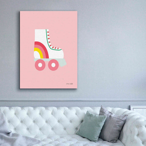 Image of 'Rollerskate' by Ann Kelle Designs, Canvas Wall Art,40 x 54