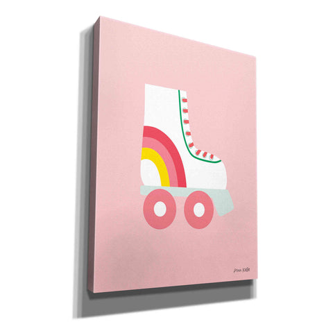 Image of 'Rollerskate' by Ann Kelle Designs, Canvas Wall Art,12x16x1.1x0,20x24x1.1x0,26x30x1.74x0,40x54x1.74x0
