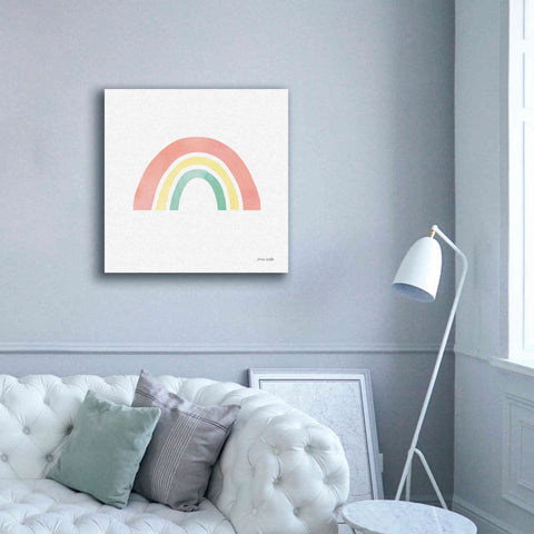 Image of 'Pastel Rainbow I' by Ann Kelle Designs, Canvas Wall Art,37 x 37