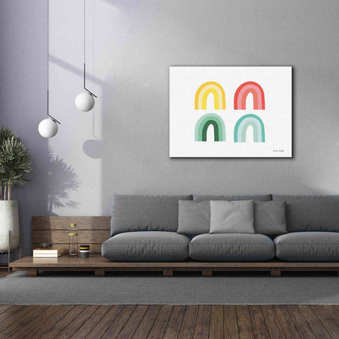 Image of 'Rainbow Colors I' by Ann Kelle Designs, Canvas Wall Art,54 x 40