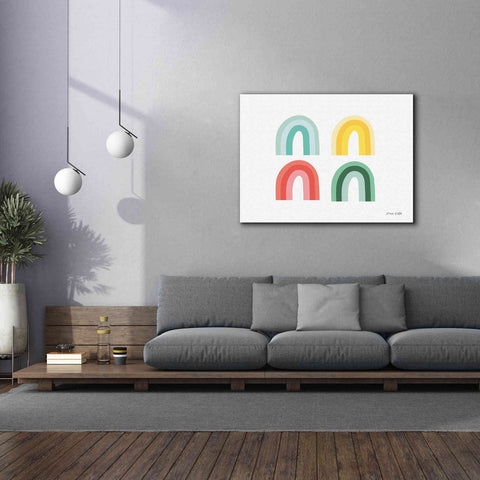 Image of 'Rainbow Colors II' by Ann Kelle Designs, Canvas Wall Art,54 x 40