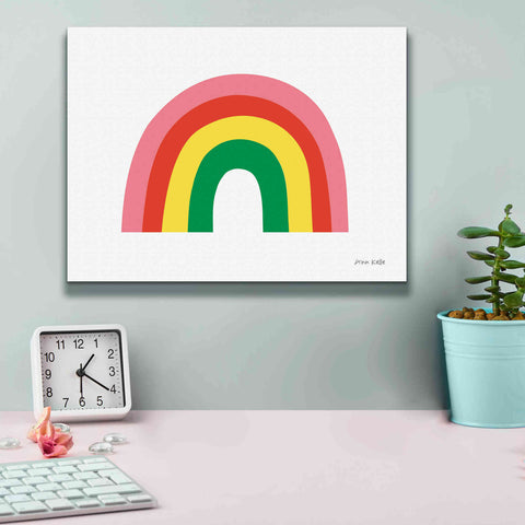 Image of 'Rainbow I' by Ann Kelle Designs, Canvas Wall Art,16 x 12