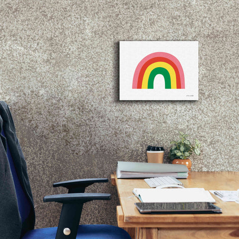 Image of 'Rainbow I' by Ann Kelle Designs, Canvas Wall Art,16 x 12