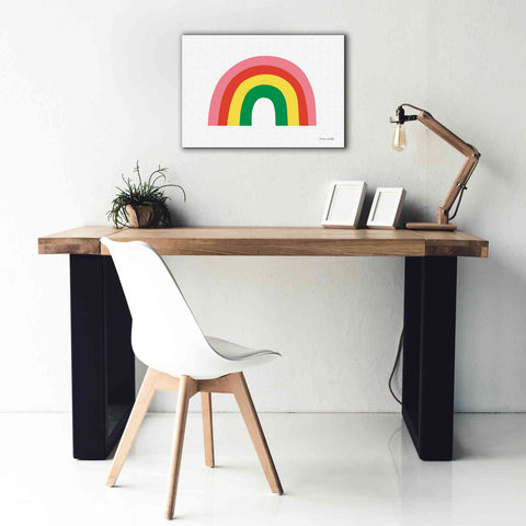 Image of 'Rainbow I' by Ann Kelle Designs, Canvas Wall Art,26 x 18