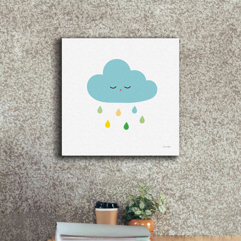 Image of 'Sleepy Cloud I' by Ann Kelle Designs, Canvas Wall Art,18 x 18