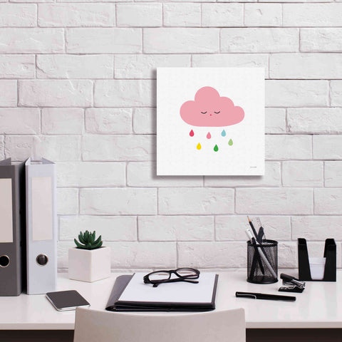 Image of 'Sleepy Cloud II' by Ann Kelle Designs, Canvas Wall Art,12 x 12