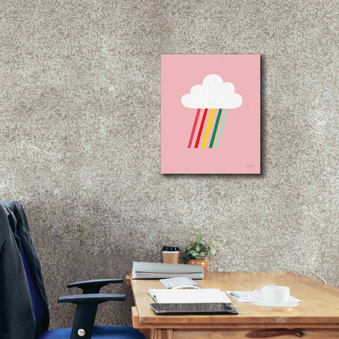 Image of 'Rainbow Rays I' by Ann Kelle Designs, Canvas Wall Art,20 x 24