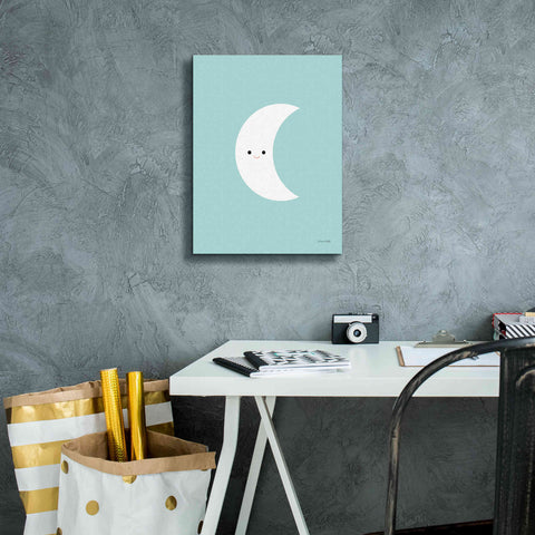 Image of 'Moon' by Ann Kelle Designs, Canvas Wall Art,12 x 16