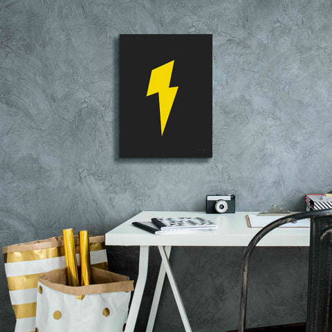 Image of 'Lightning' by Ann Kelle Designs, Canvas Wall Art,12 x 16