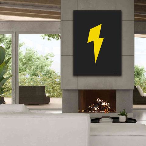 Image of 'Lightning' by Ann Kelle Designs, Canvas Wall Art,40 x 54