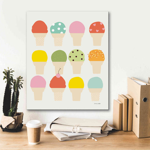 Image of 'Single Scoops' by Ann Kelle Designs, Canvas Wall Art,20 x 24