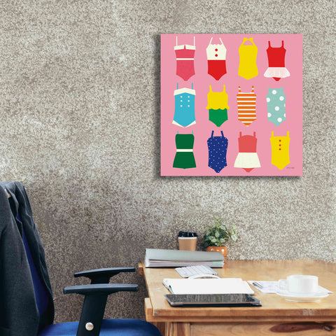 Image of 'Bathing Suits Galore' by Ann Kelle Designs, Canvas Wall Art,26 x 26